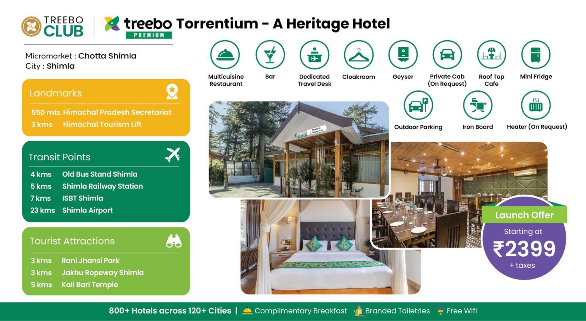 Treebo Premium Torrentium - A Heritage Hotel Shimla Exterior photo